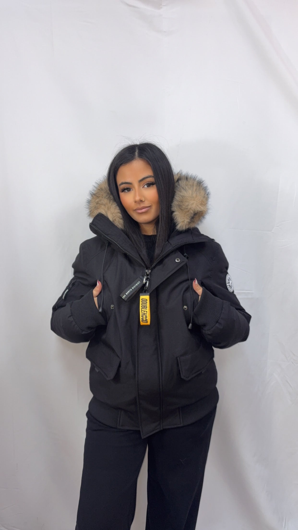 DOUBLEHOOD BOOSTER FOURURE BEIGE