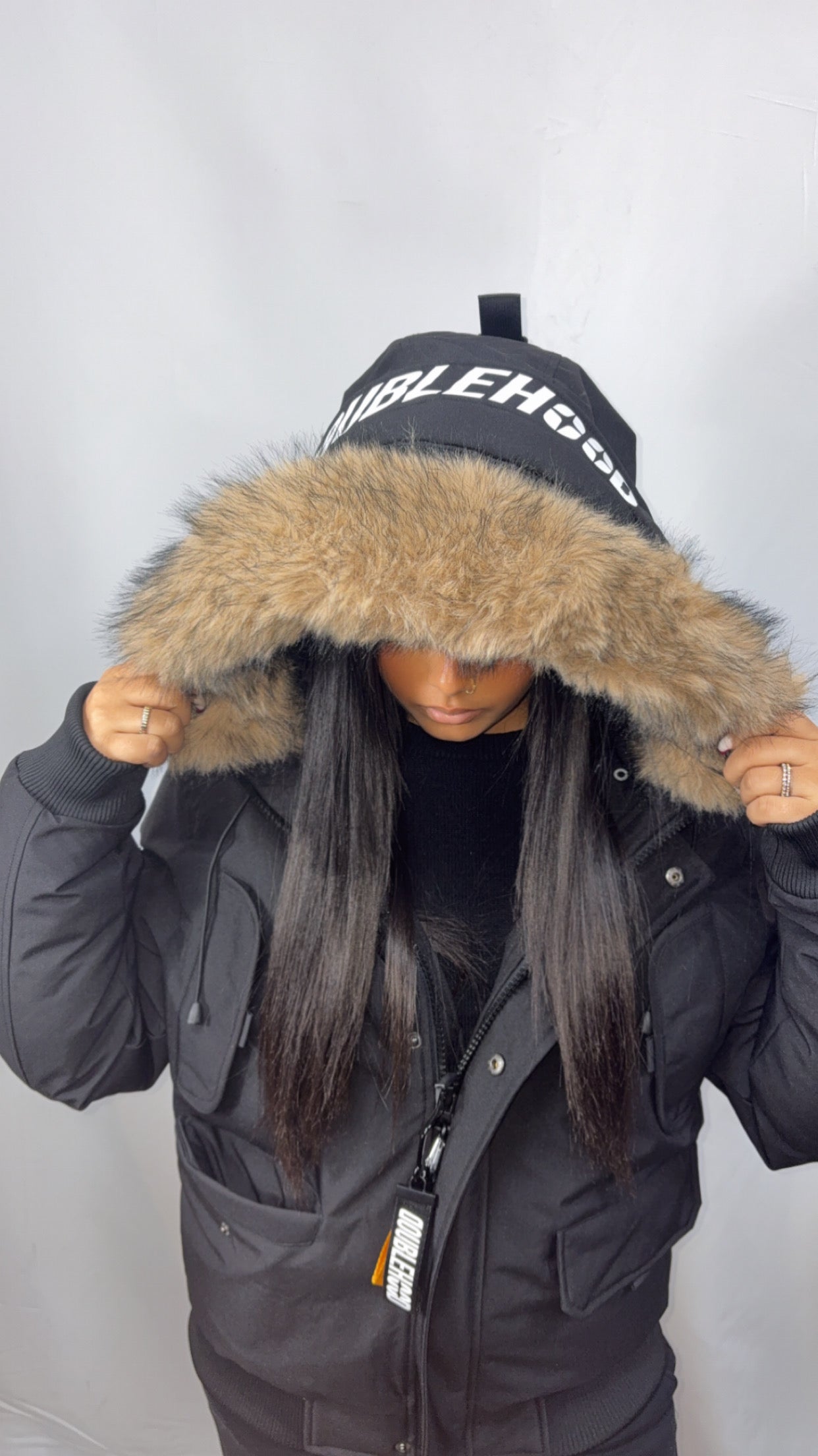 DOUBLEHOOD BOOSTER FOURURE BEIGE