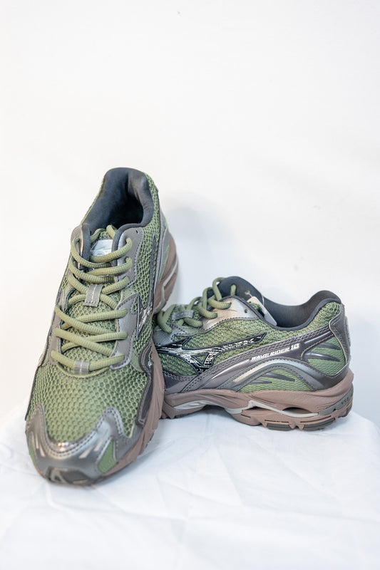 BASKETS MIZUNO MXR KAKI-ROSE