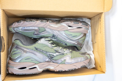 BASKETS MIZUNO MXR KAKI-ROSE