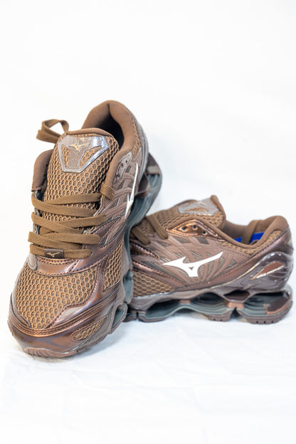 BASKETS MIZUNO WAVEPROPHECY LS MARRON