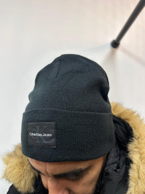 BONNET CK WOVEN PATCH BEANIE