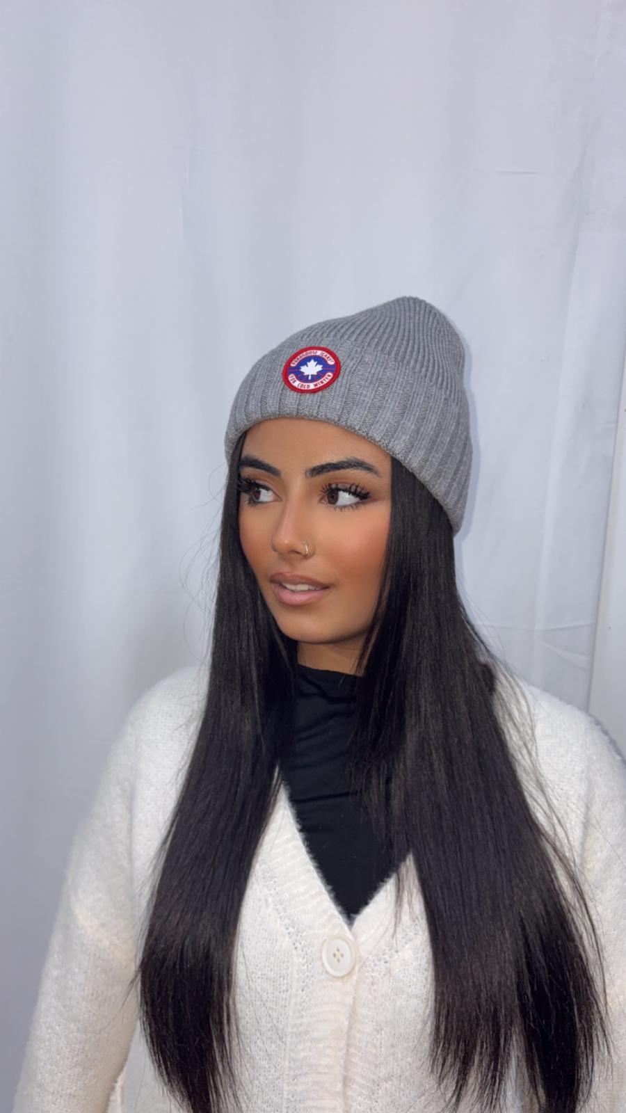 Bonnet paragoose gris claire