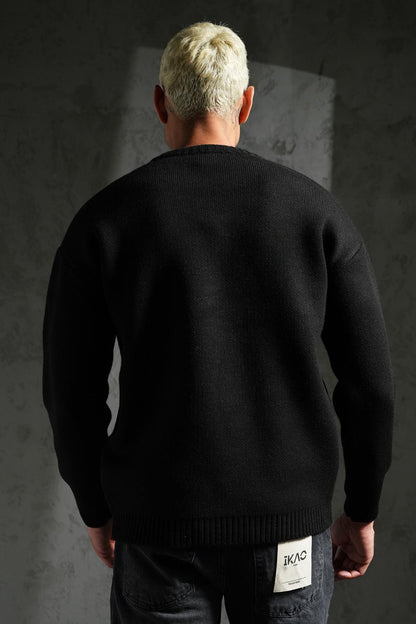 PULL COLL ROND IKAO NOIR LL-061013