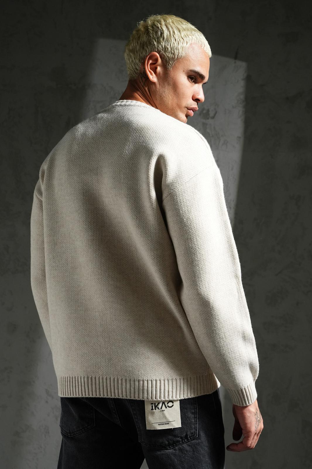 PULL COLL ROND IKAO BEIGE  LL-061013