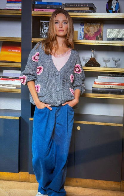 GILET GRIS TENDANCE GOLD & SILVER