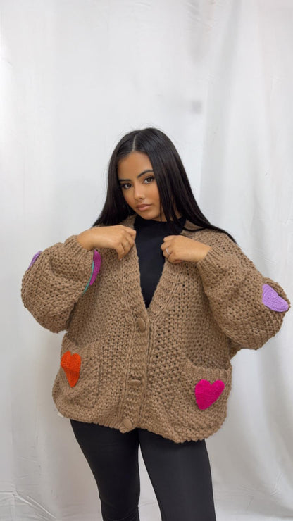 GILET MARRON TENDANCE GOLD&SILVER