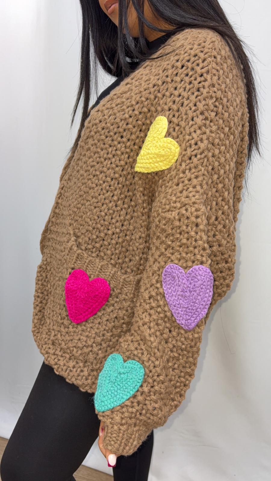 GILET MARRON TENDANCE GOLD&SILVER