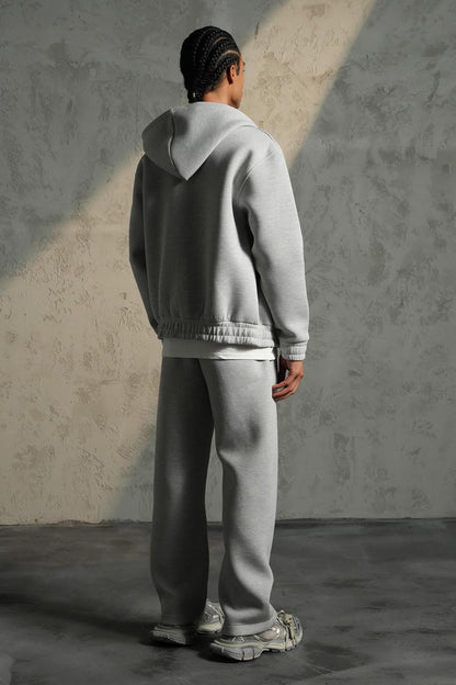 ENSEMBLE GRIS IKAO MOTIF CŒUR  LP-2658