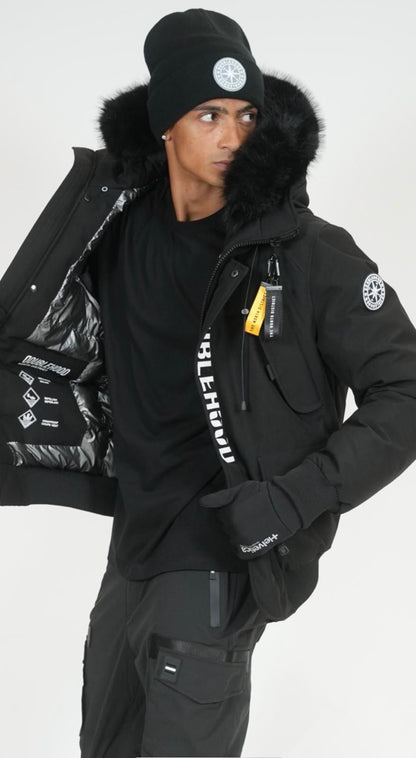 DOUBLEHOOD MACADAM FULL BLACK