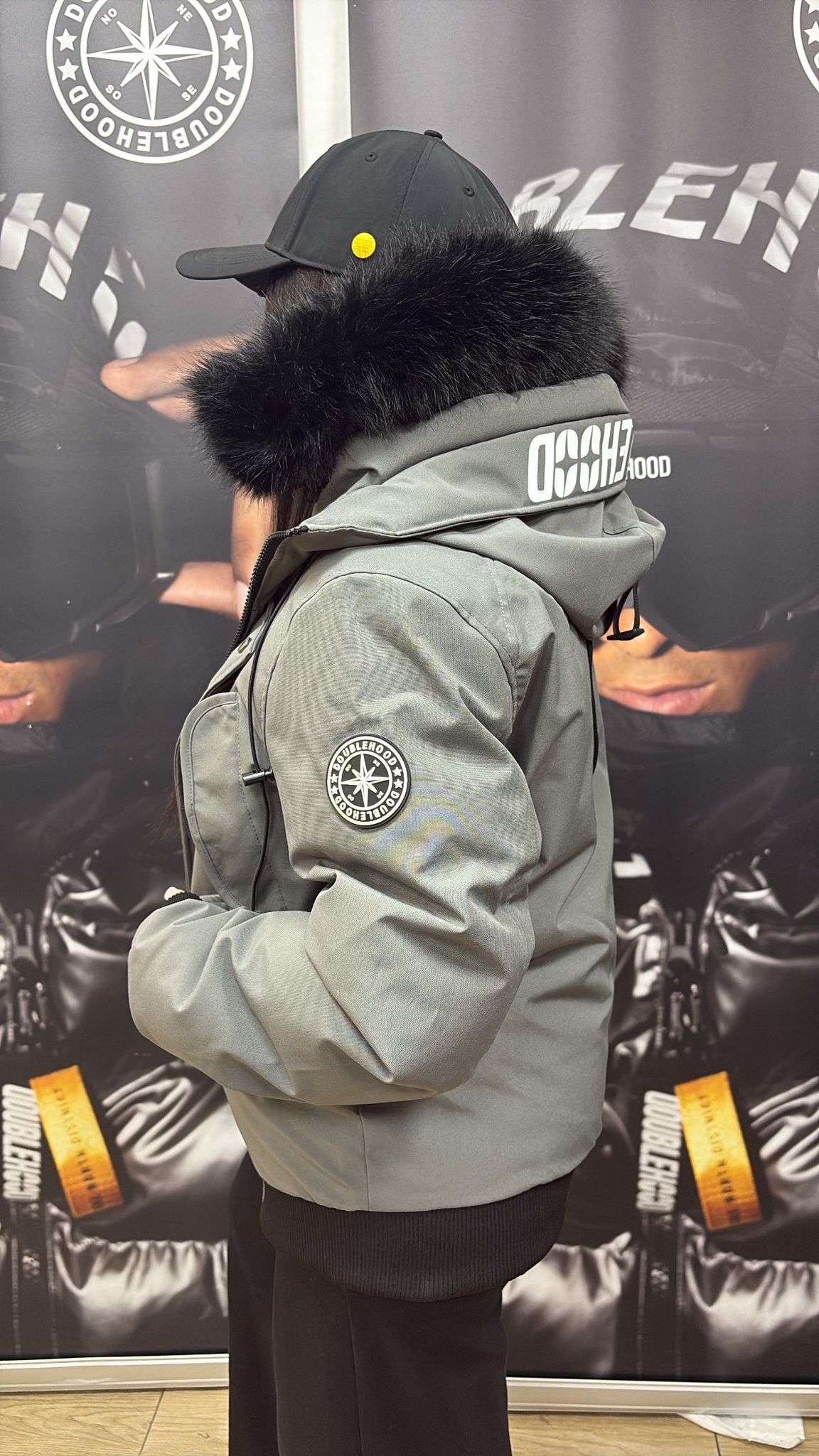 DOUBLEHOOD BOOSTER GREY