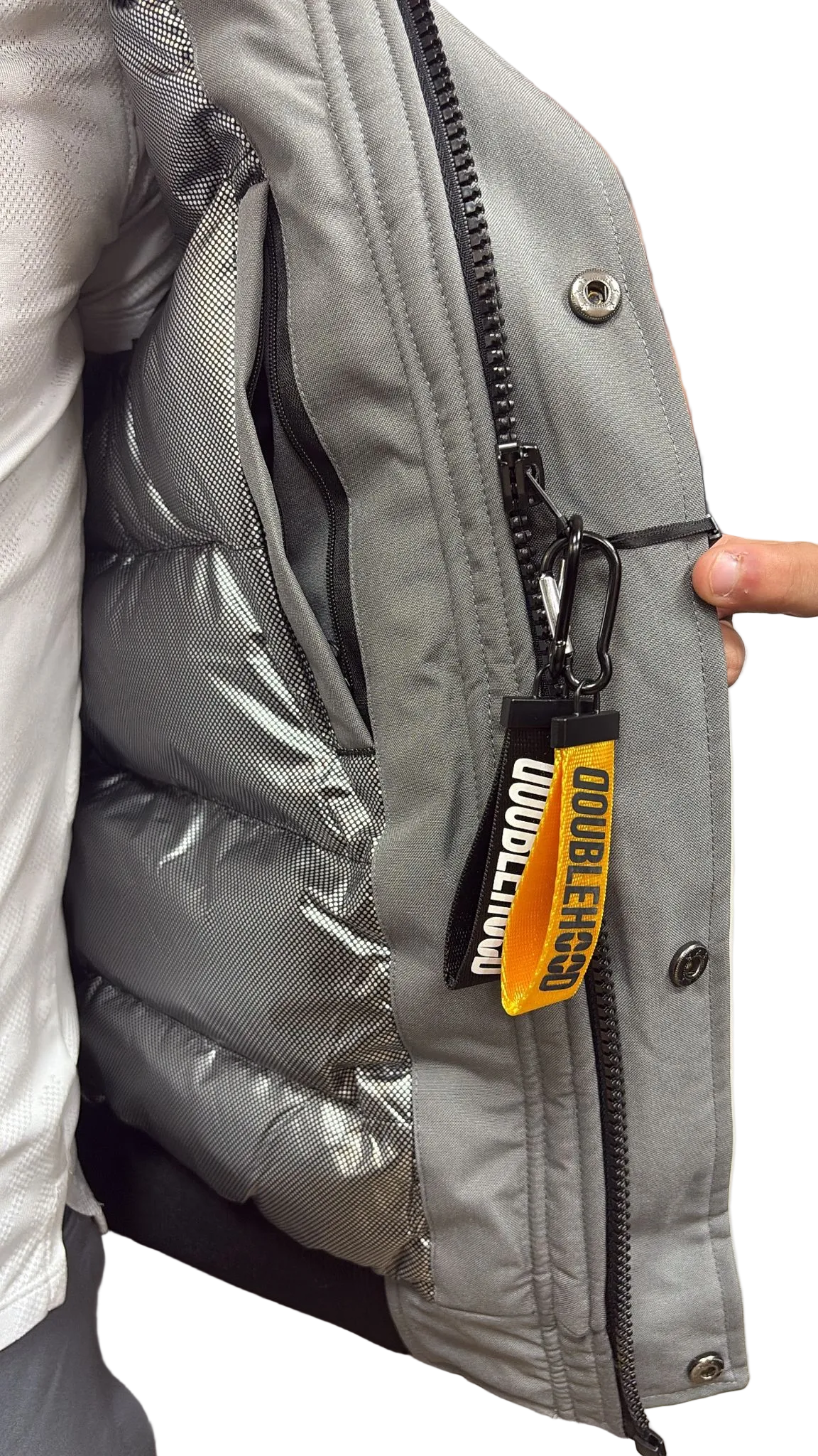 DOUBLEHOOD BOOSTER GREY