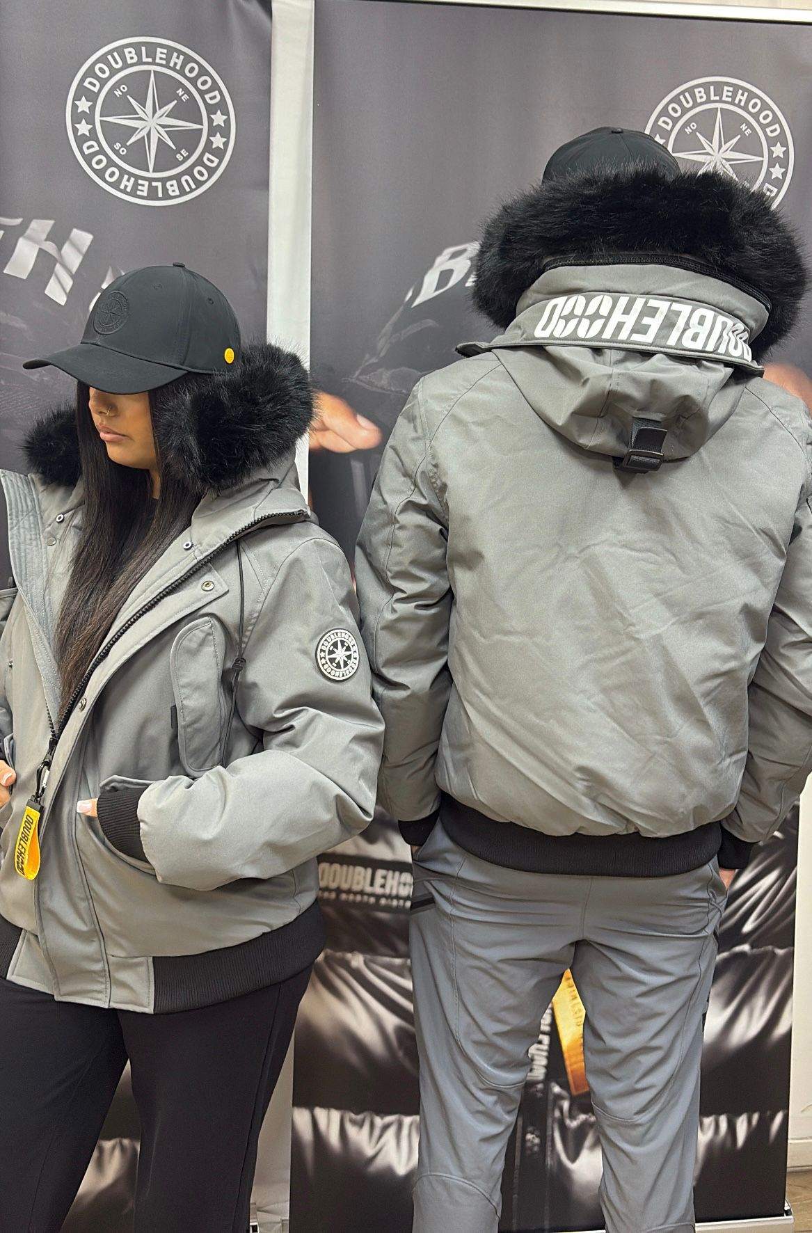 DOUBLEHOOD BOOSTER GREY