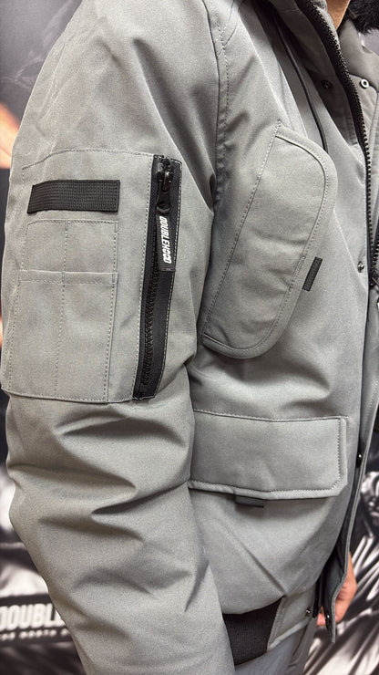 DOUBLEHOOD BOOSTER GREY