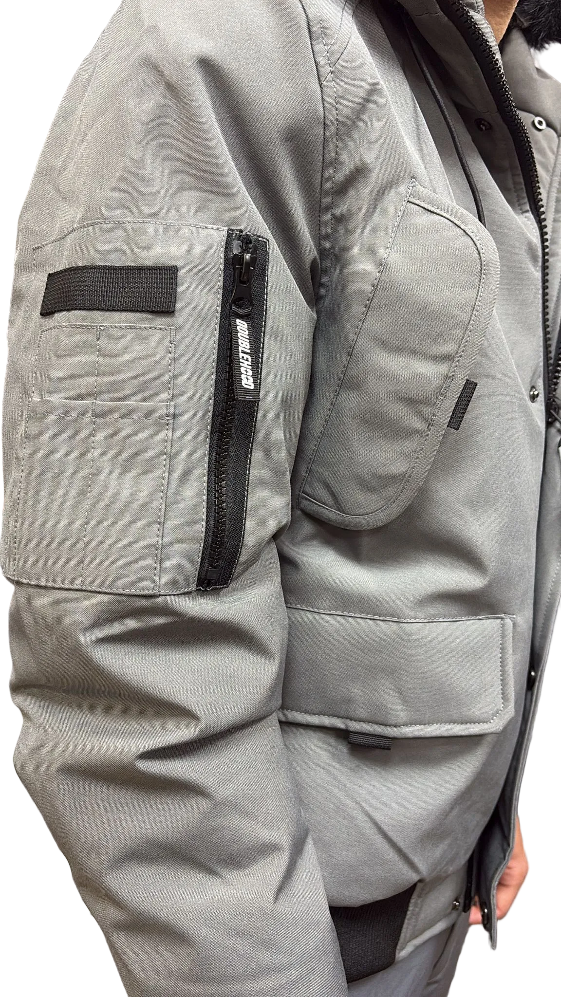 DOUBLEHOOD BOOSTER GREY