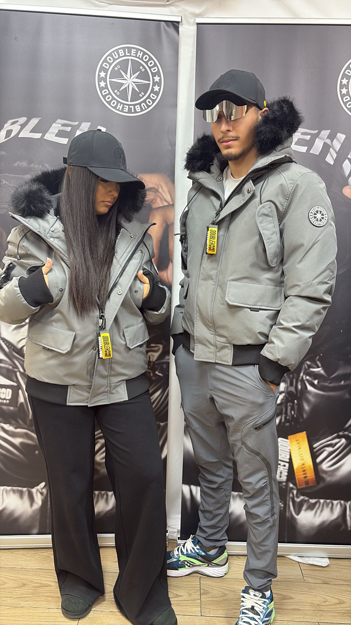 DOUBLEHOOD BOOSTER GREY