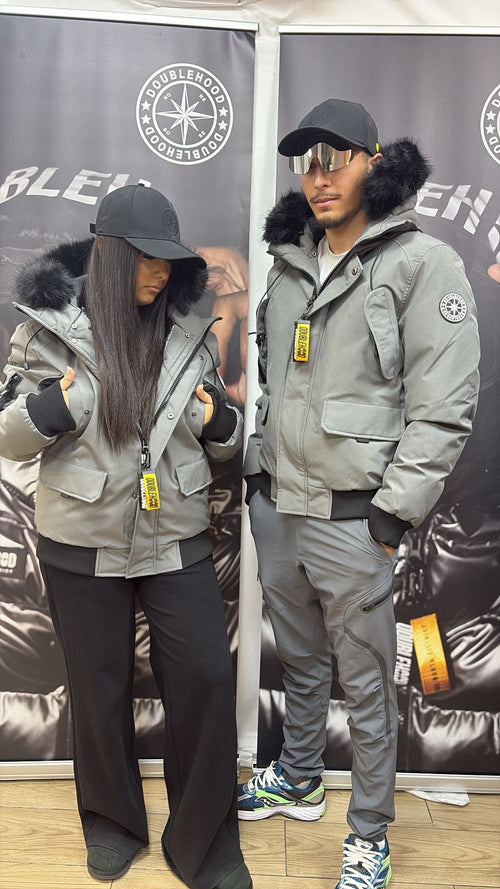 DOUBLEHOOD BOOSTER GREY