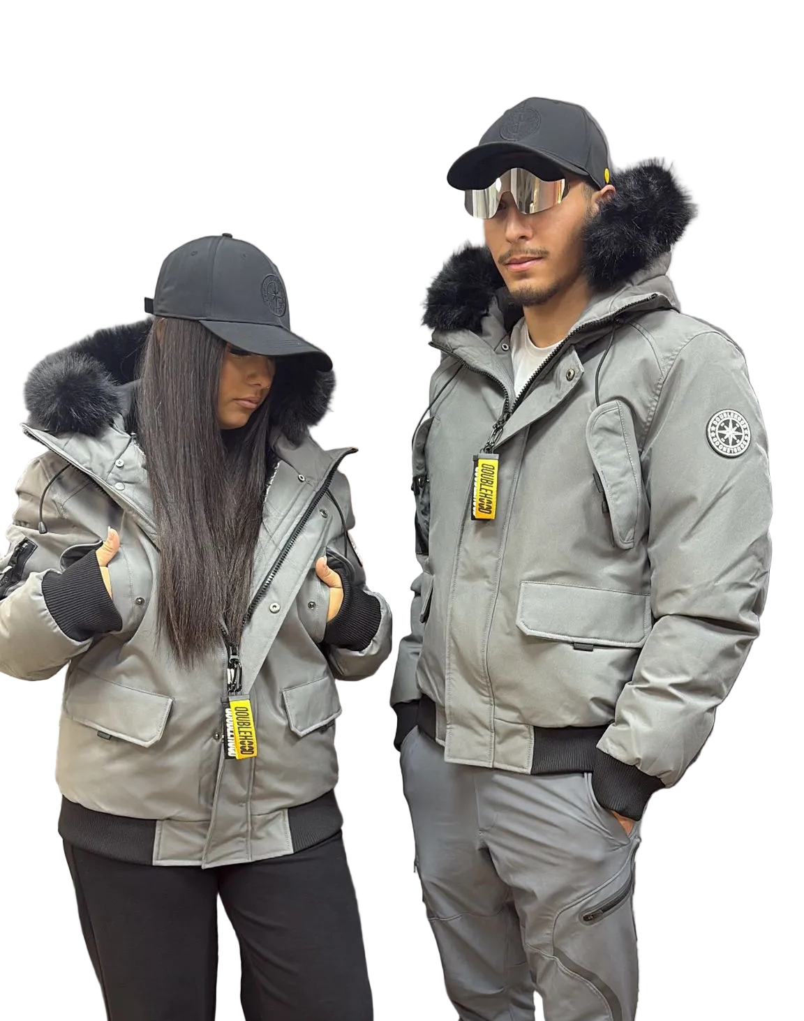 DOUBLEHOOD BOOSTER GREY