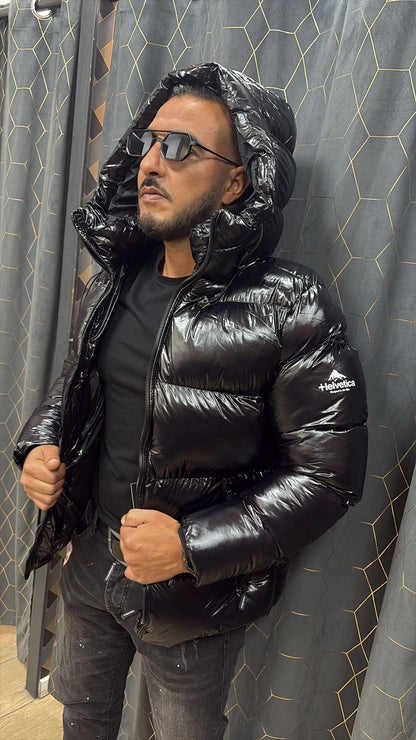 COSMOS NOIR Doudoune Helvetica - HOMME