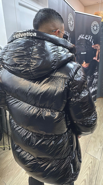 COSMOS NOIR Doudoune Helvetica - HOMME