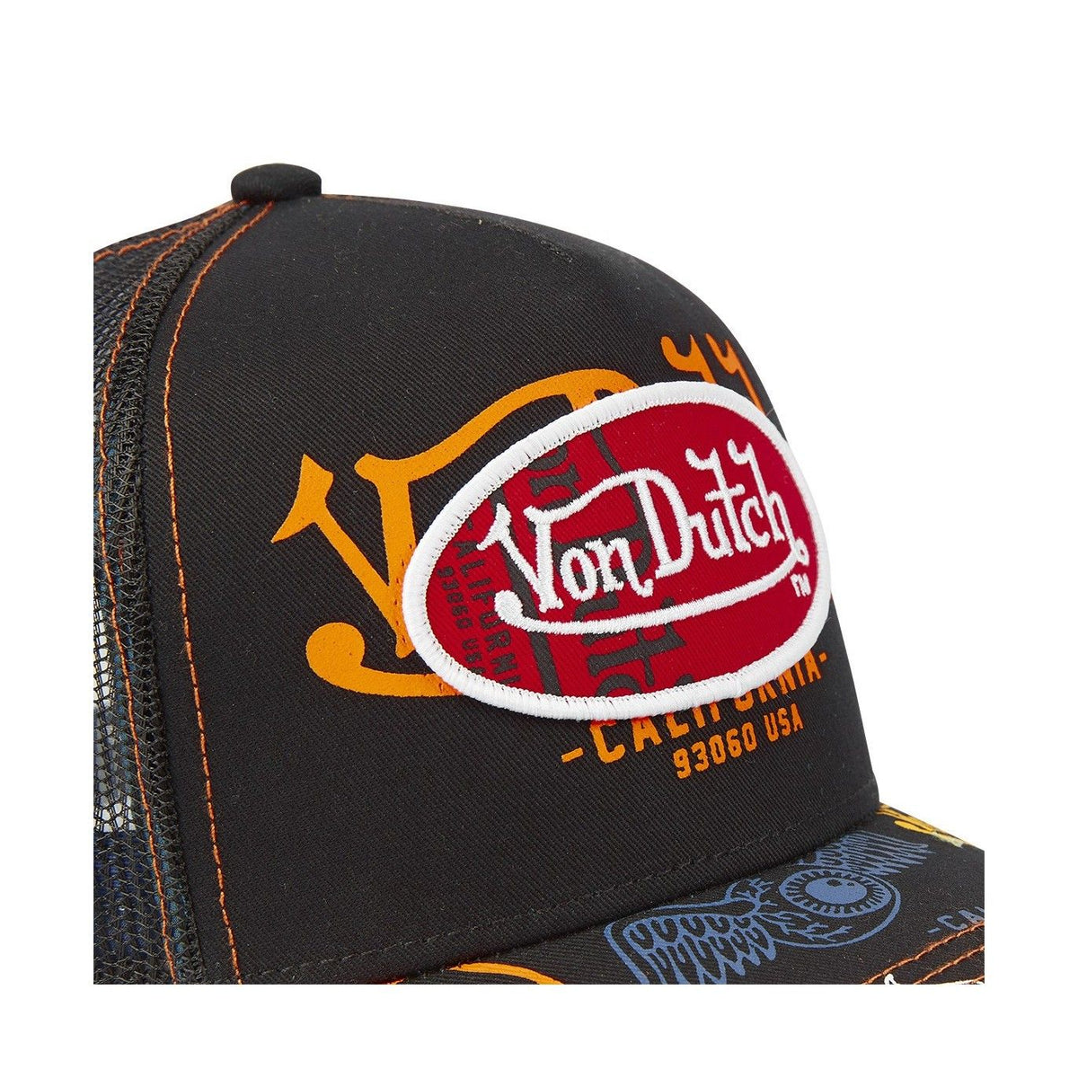 Casquette Von Dutch Trucker Brand noire