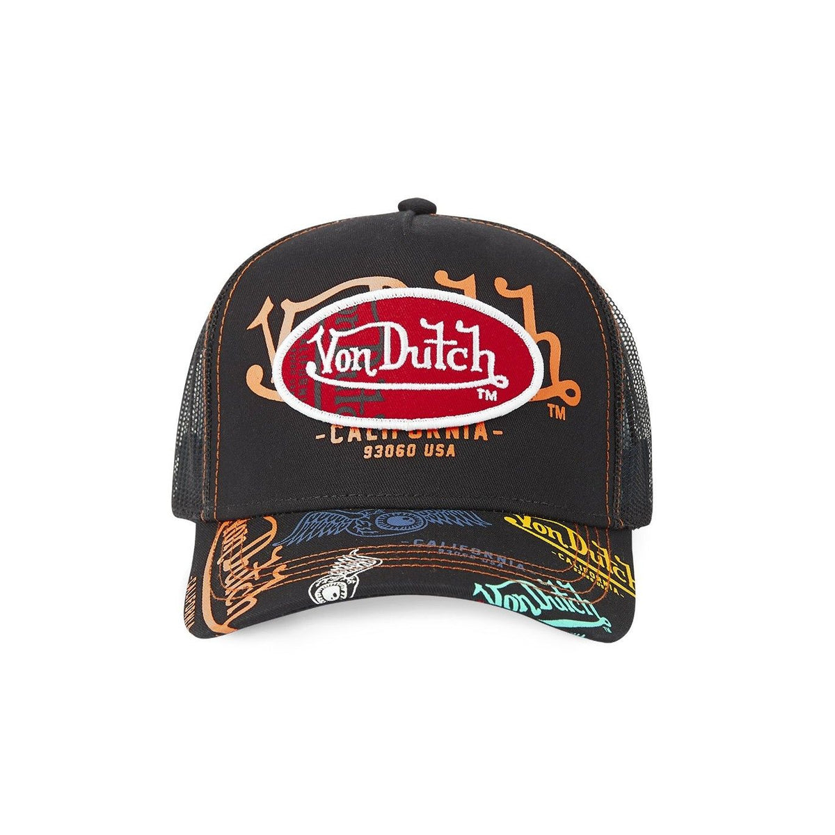 Casquette Von Dutch Trucker Brand noire