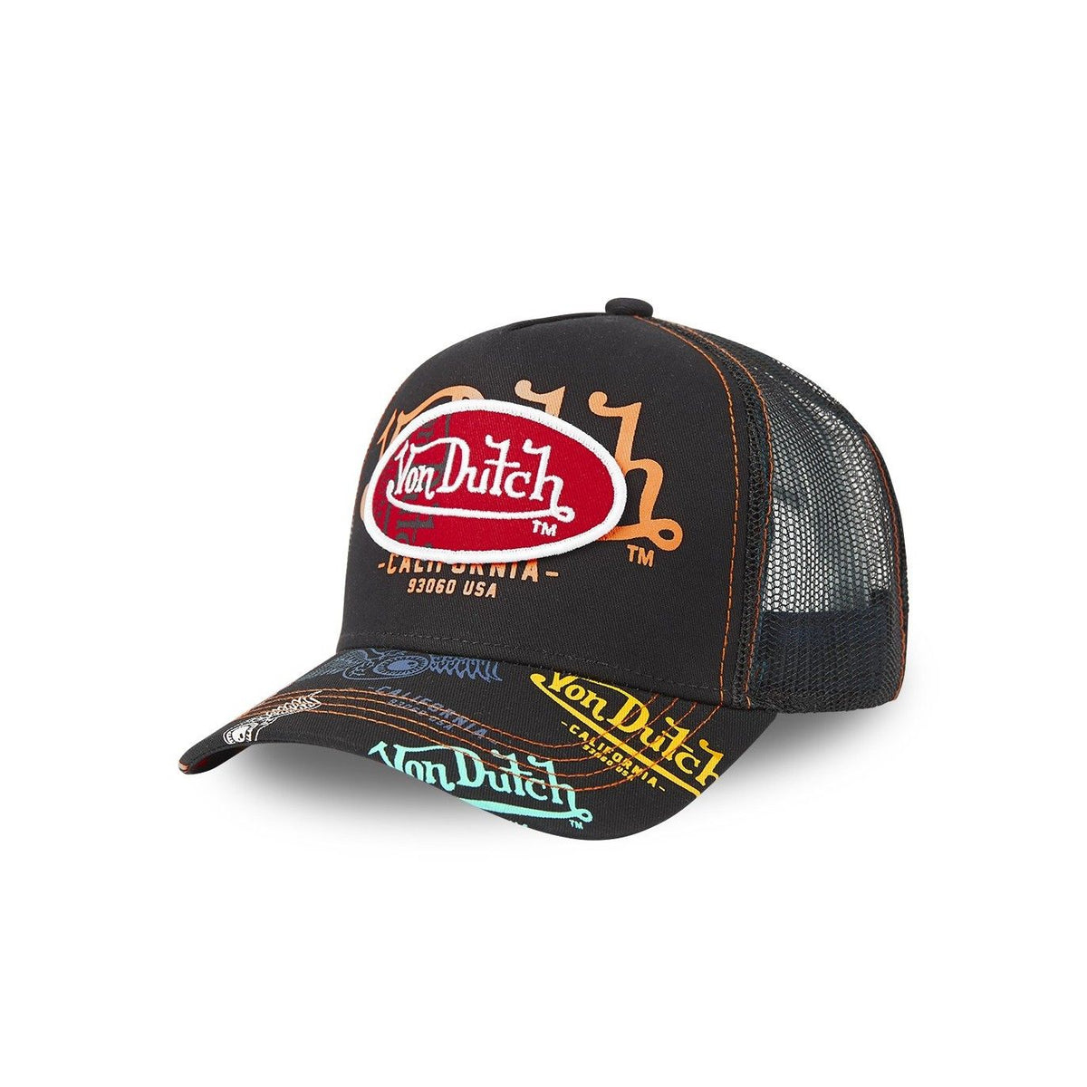 Casquette Von Dutch Trucker Brand noire