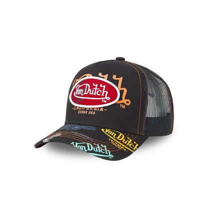 Casquette Von Dutch Trucker Brand noire
