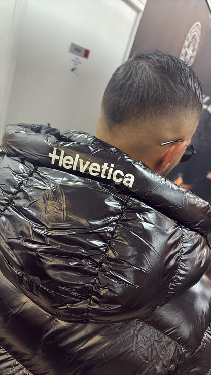 COSMOS NOIR Doudoune Helvetica - HOMME